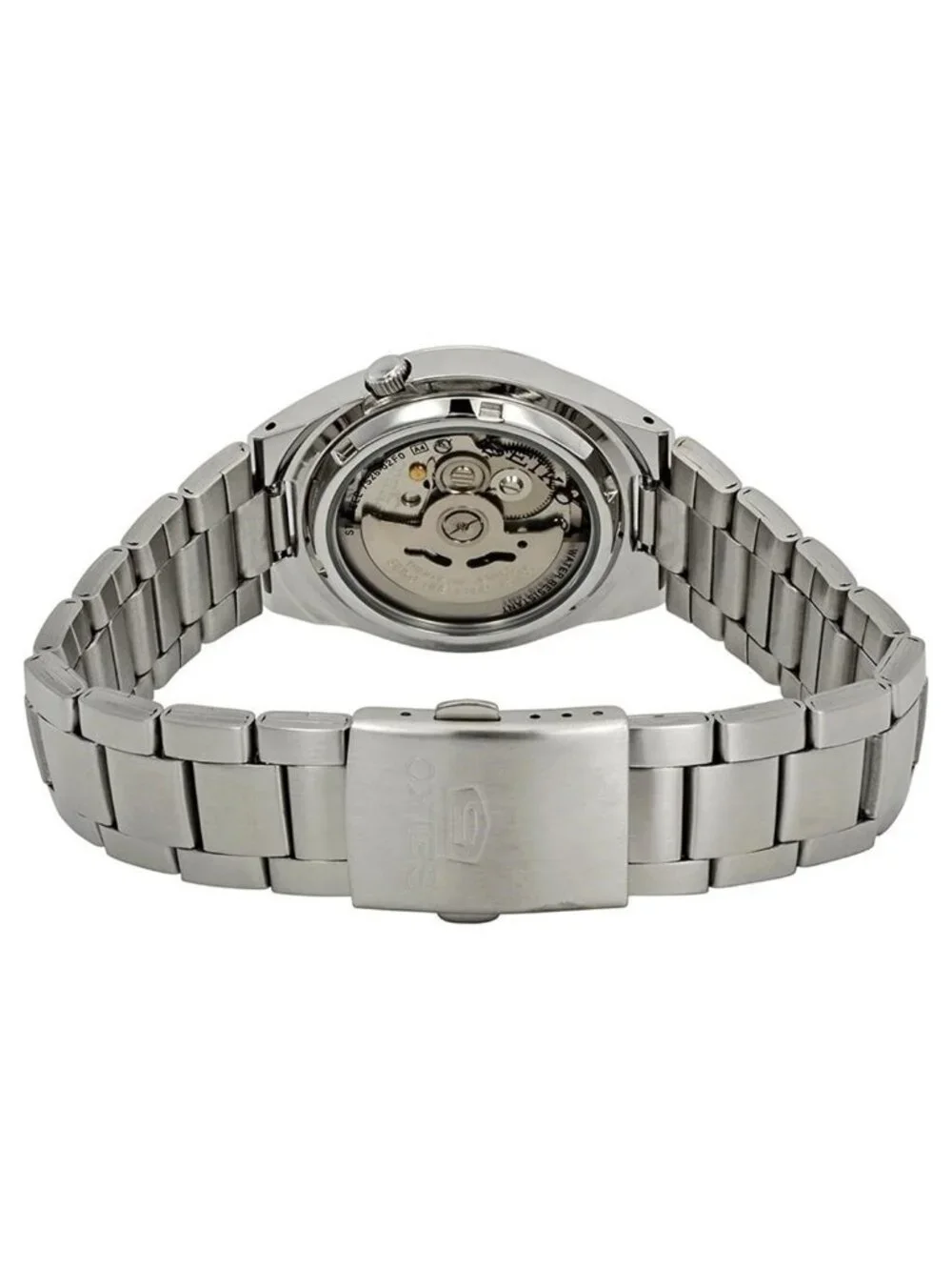 NWT Seiko Series 5 Automatic Blue Textured Dial Men's Watch